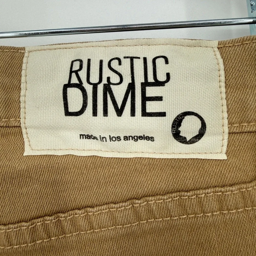 RUSTIC DIME‎ SLIM FIT TAN JEANS SIZE 36